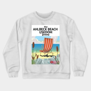 Ahlbeck Beach, Usedom Germany Crewneck Sweatshirt
